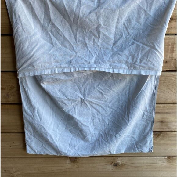 Pottery Barn Dorm Striped Blue Bed Pillow Sham Set Covers - Picture 5 of 6